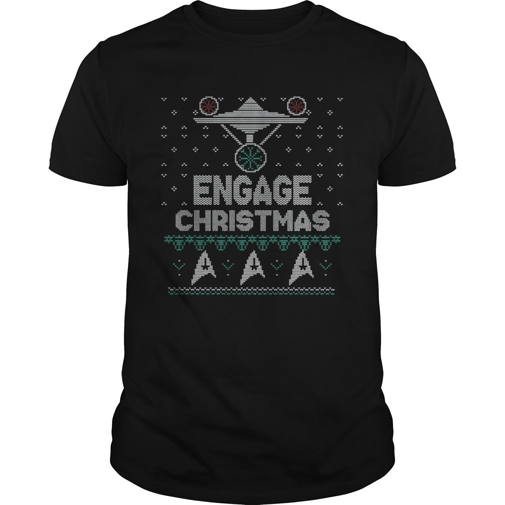 Ugly UFO engage christmas shirt