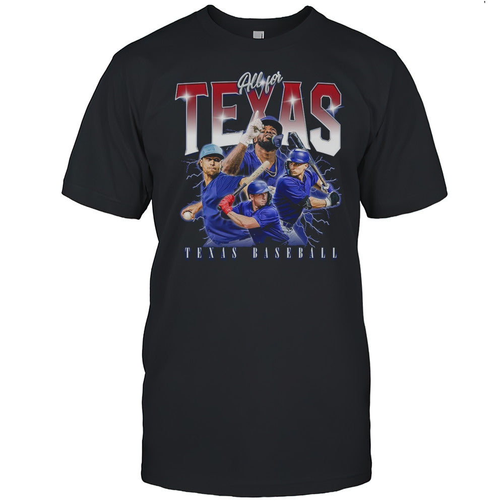 All For Texas MLBPA Shirt