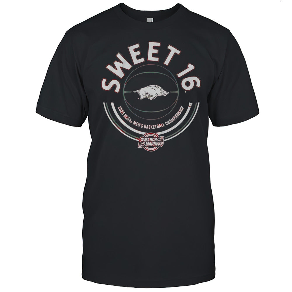 Arkansas Basketball 2025 Sweet Sixteen Shirt