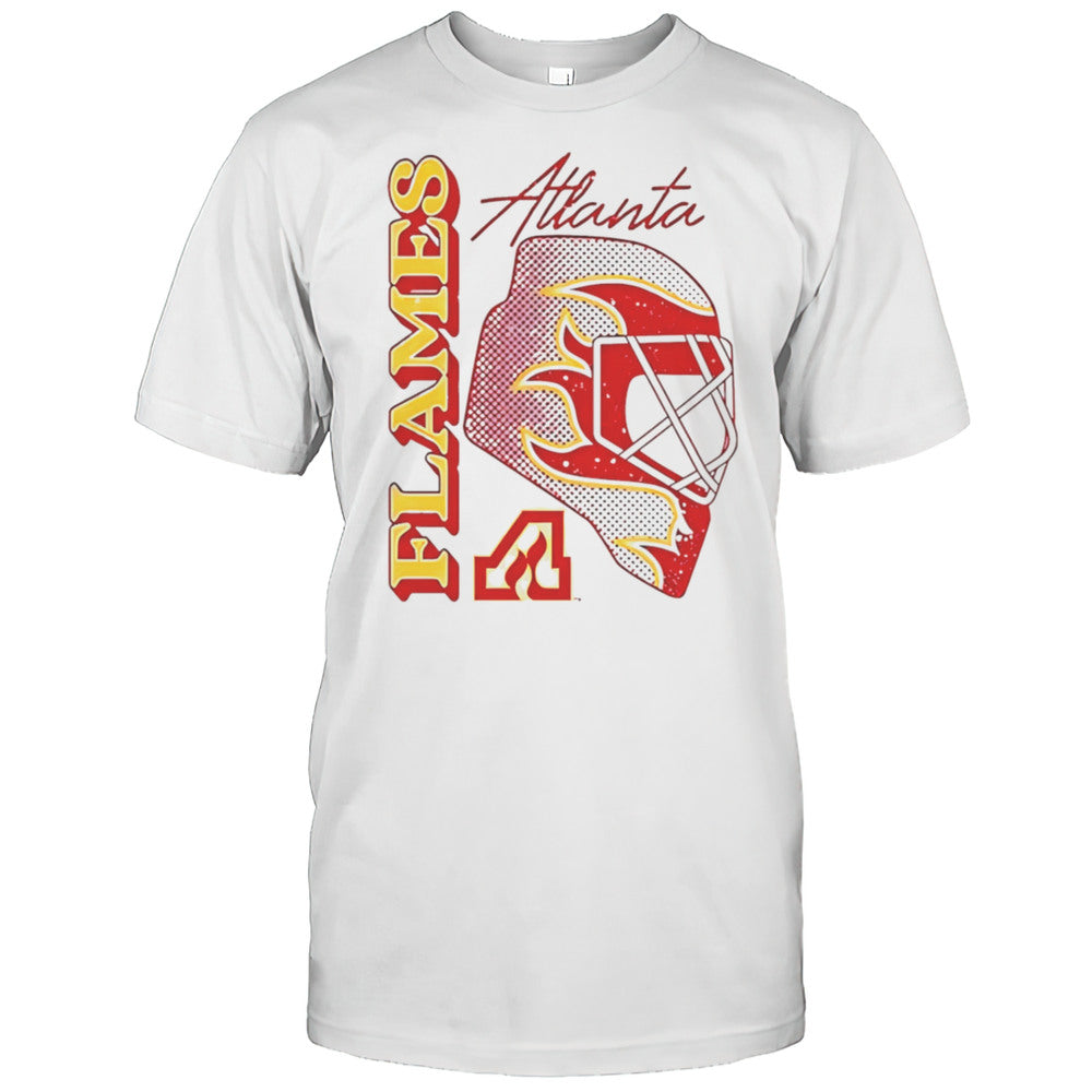 Atlanta Flames Hockey Helmet Red Shirt