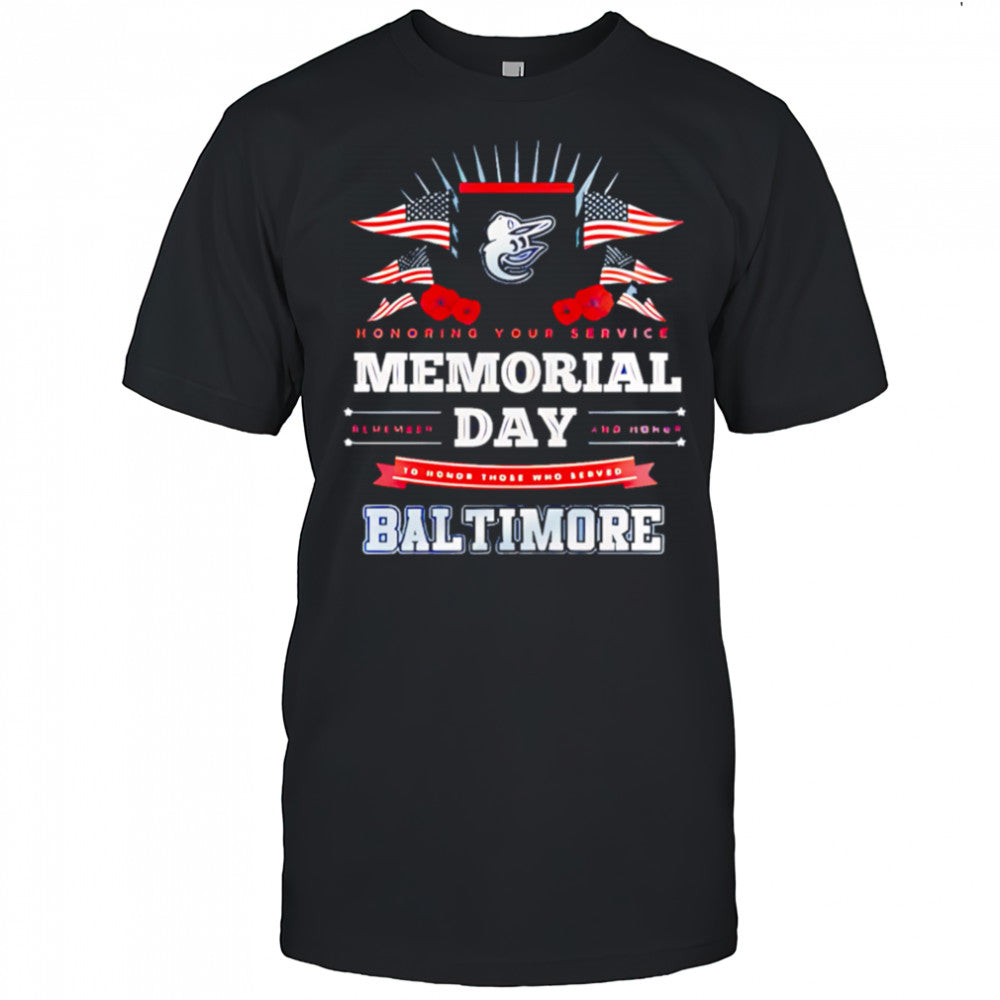 Baltimore Orioles MLB x Memorial Day Baseball shirt