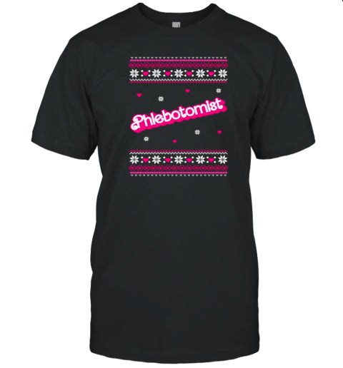 Barbie Phlebotomist Christmas 2024 T Shirt