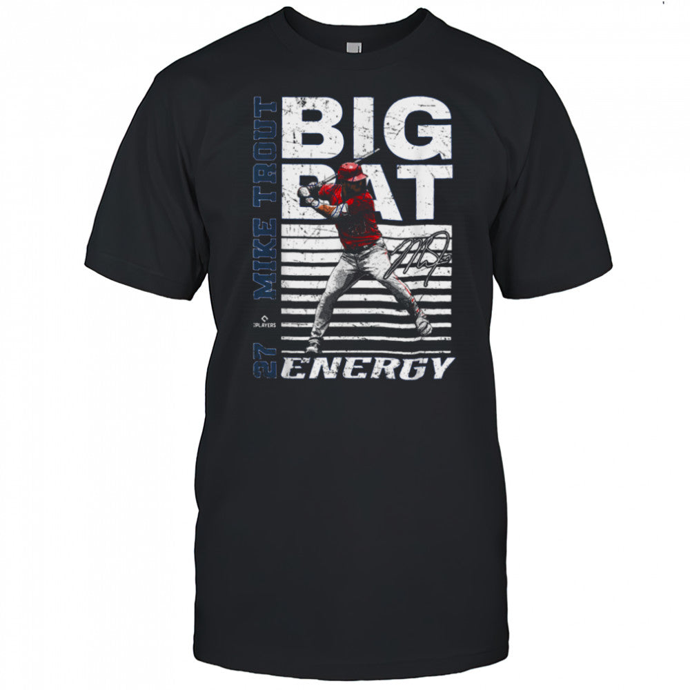 Big Bat Energy Mike Trout Los Angeles Baseball MLBPA T Shirt