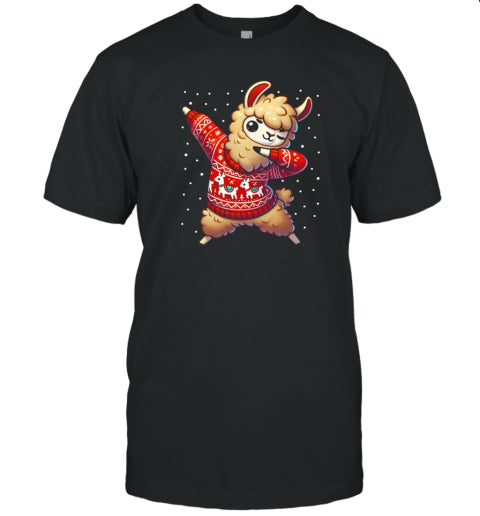 Christmas Llama Lover Alpaca Funny Llama Ugly Christmas T Shirt