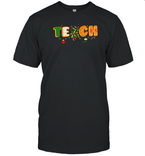Christmas Teach T Shirt