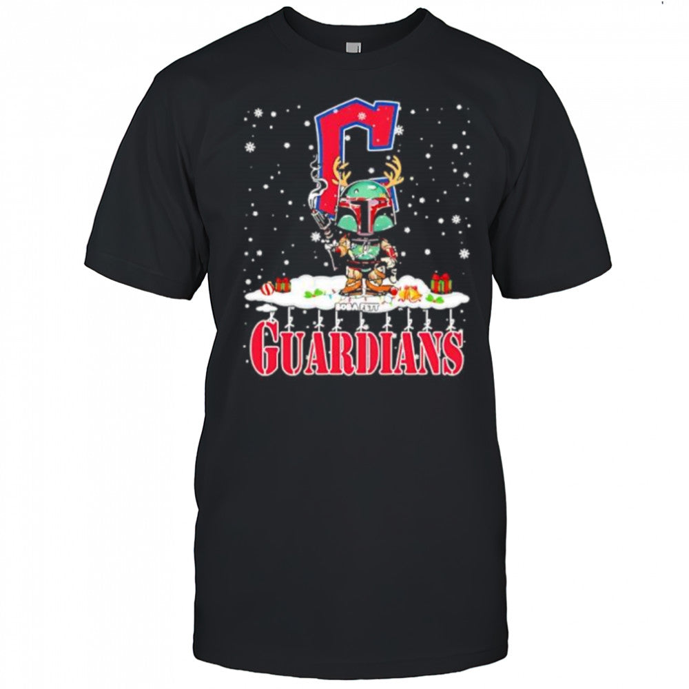 Cleveland Guardians Boba Fett Star Wars Christmas shirt