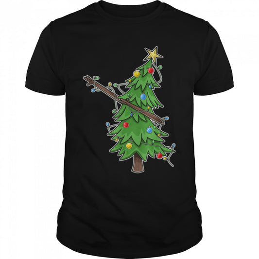 Dabbing Christmas Tree Cool Funny Xmas Dab Dance Christmas T Shirt B0B7DYTPVX