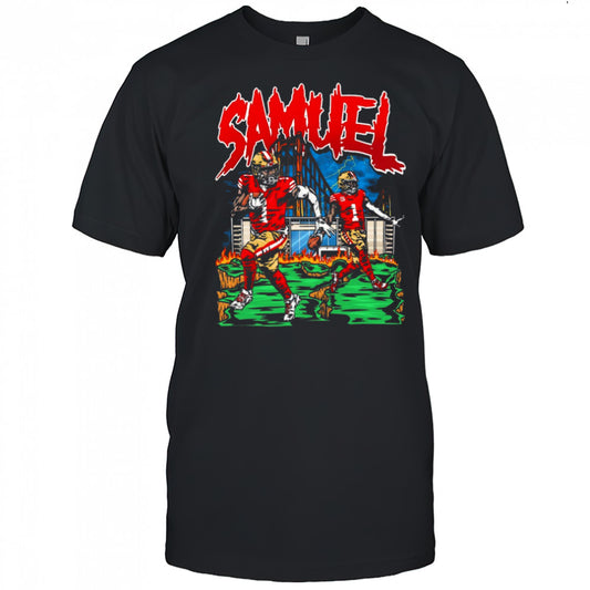 Deebo Samuel Sr. San Francisco 49ers NFL Planet Euphoria Art 2025 t shirt