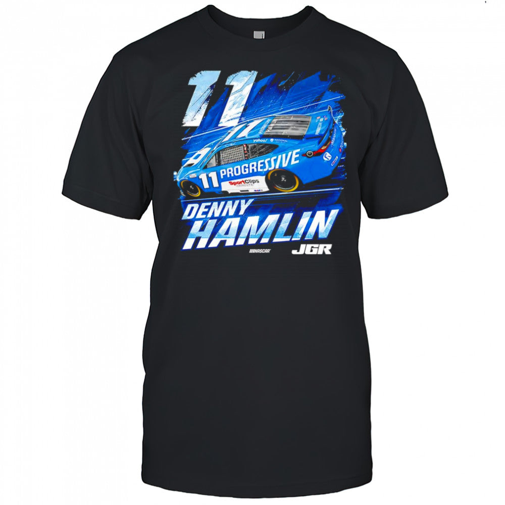 Denny Hamlin Progressive car graphic shirt