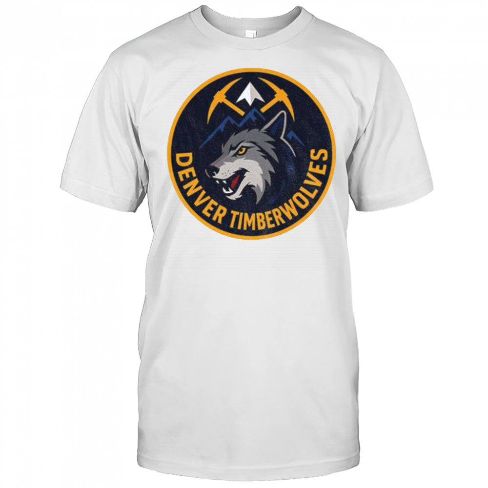 Denver Timberwolves funny NBA logo shirt