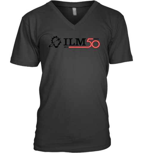 Ilm 50Th Anniversary Industrial Light Amp Magic Logo V Neck T Shirt