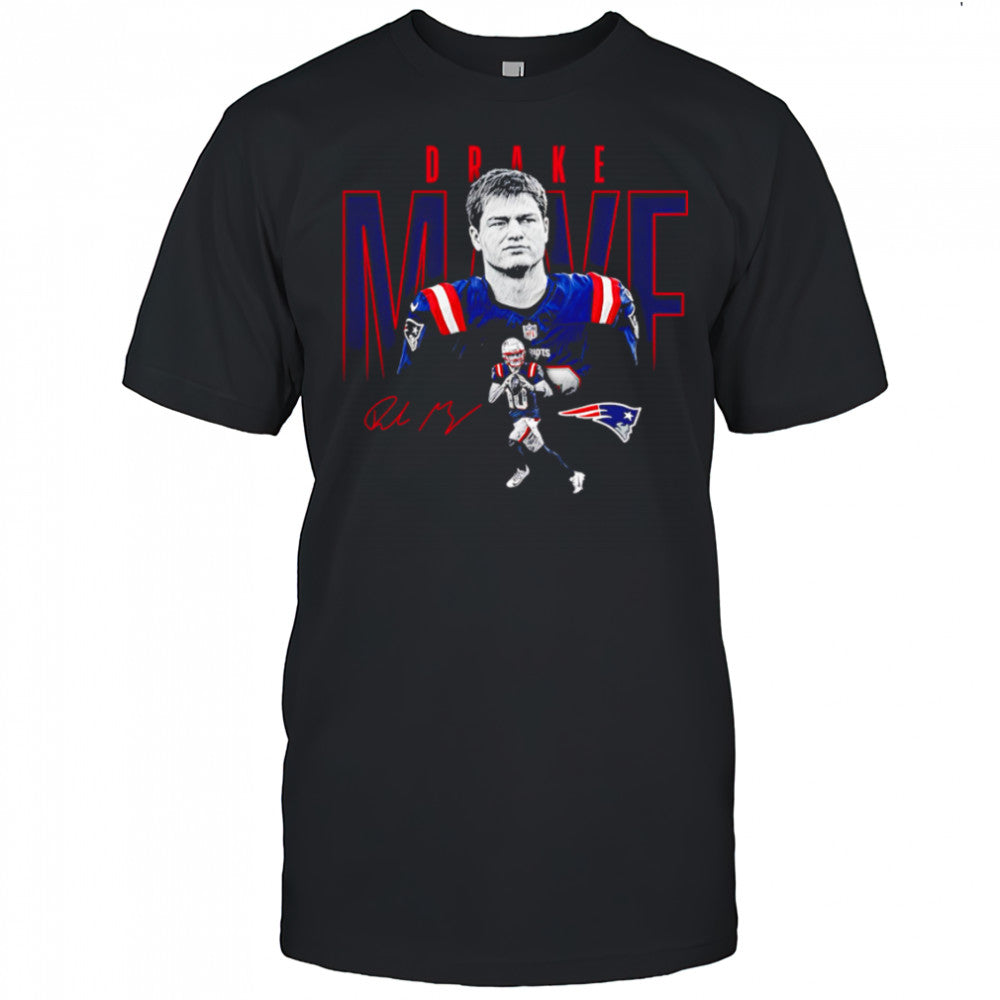 Drake Maye New England Patriots signature classic shirt