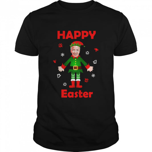 Elf Joe Biden Happy Easter Christmas Sweater Shirt
