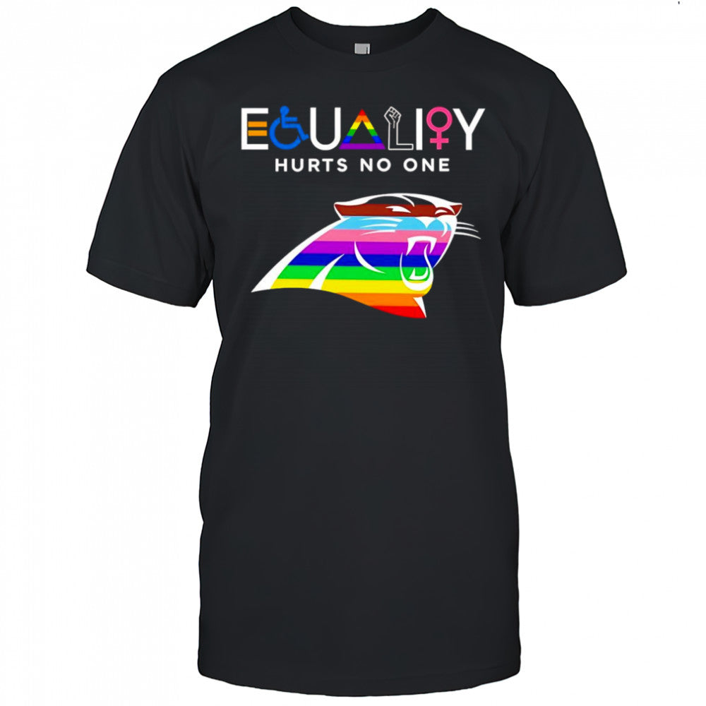 Equality hurts no one Carolina Panthers shirt