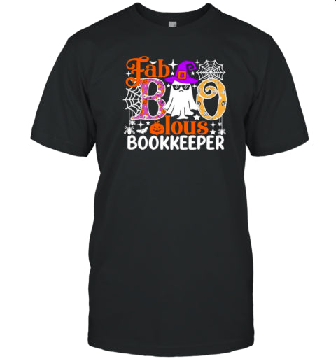 Fab Boo Lous Bookkeeper Halloween Costume T Shirt