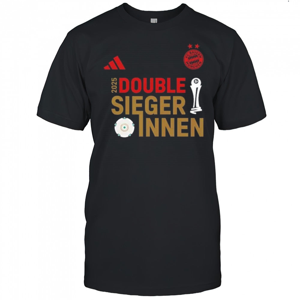 FC Bayern Munich Deutscher Meister 2025 Double Siegerinnen Shirt