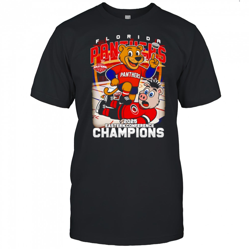 Florida Panthers 2025 Eastern Conference Champions mascot shirt