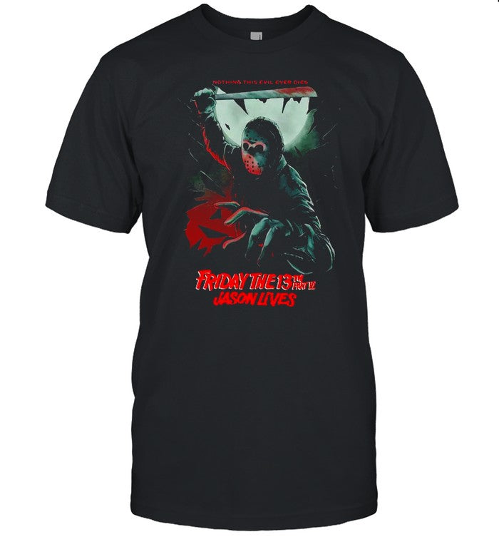 Friday The 13th Part IV Jason Vorhees Lives New T shirt