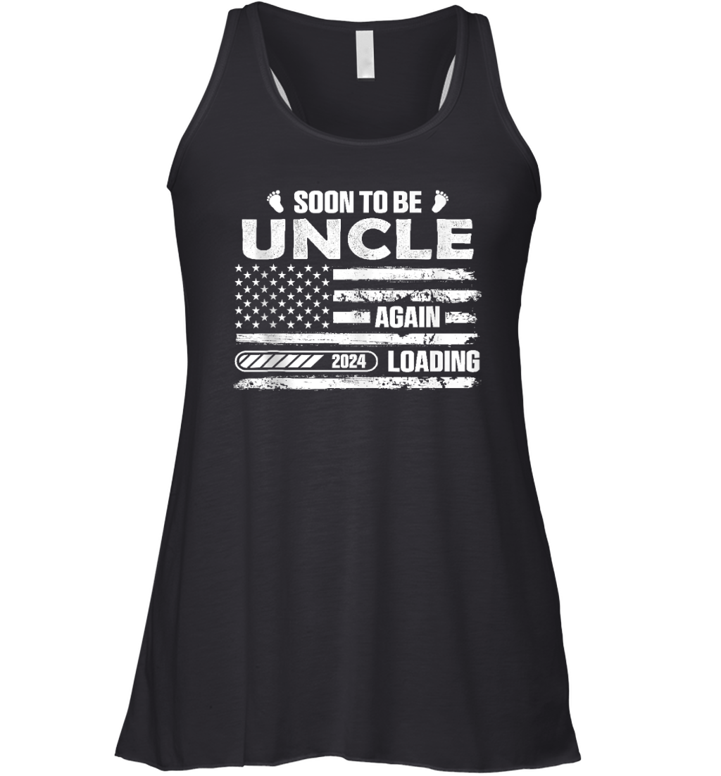 Funny Uncle 2024 Loading Fathers Day Gifts Racerback Tank