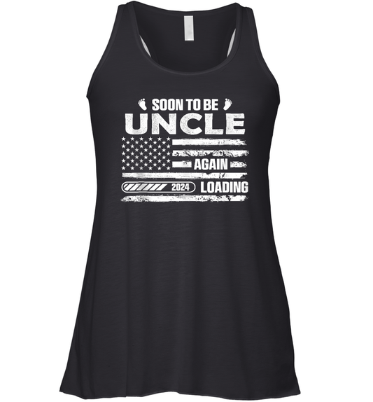 Funny Uncle 2024 Loading Fathers Day Gifts Racerback Tank