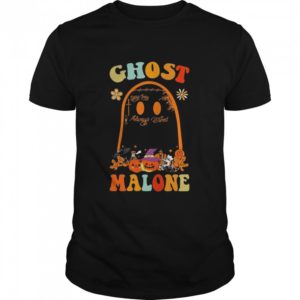 Ghost Malone Fall Season Halloween T Shirt
