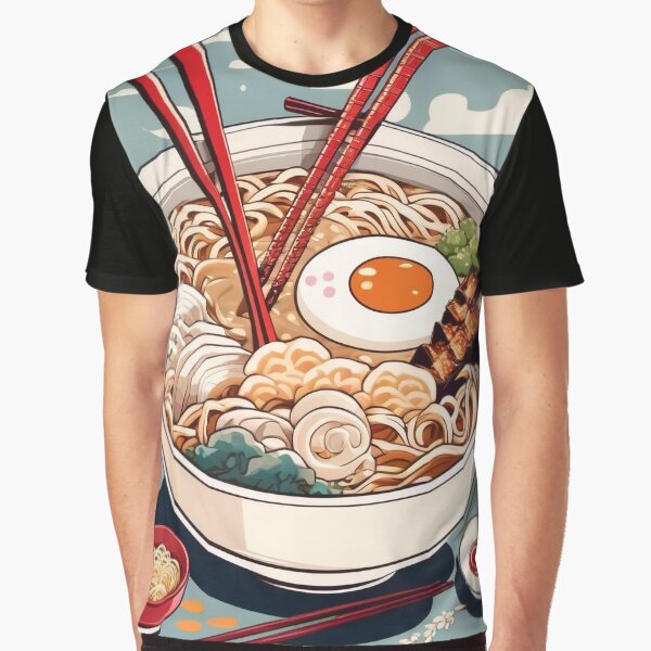 "Lofi Ramen Noodle Bowl" Graphic T-Shirt for Sale by DreamCraze