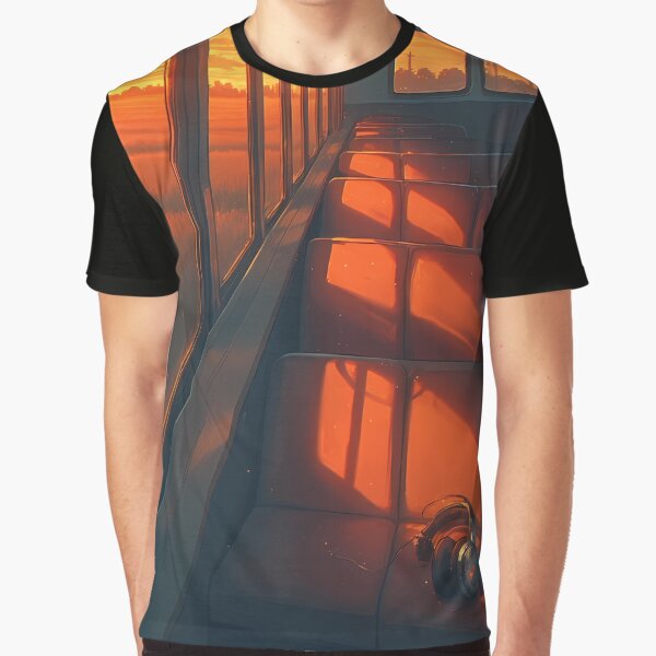 "Departure to Tokyo" Graphic T-Shirt by Working-Woman