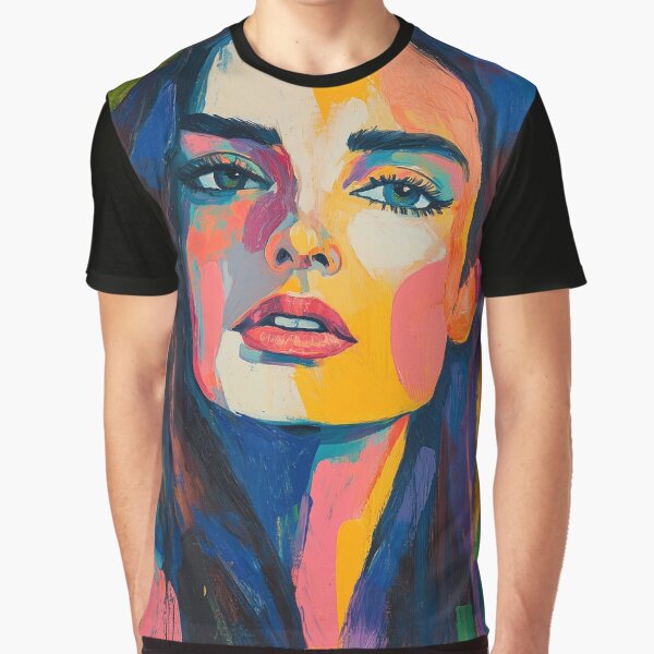Abstract woman - modern style artwork Graphic T-Shirt for Sale by HSTDesigns