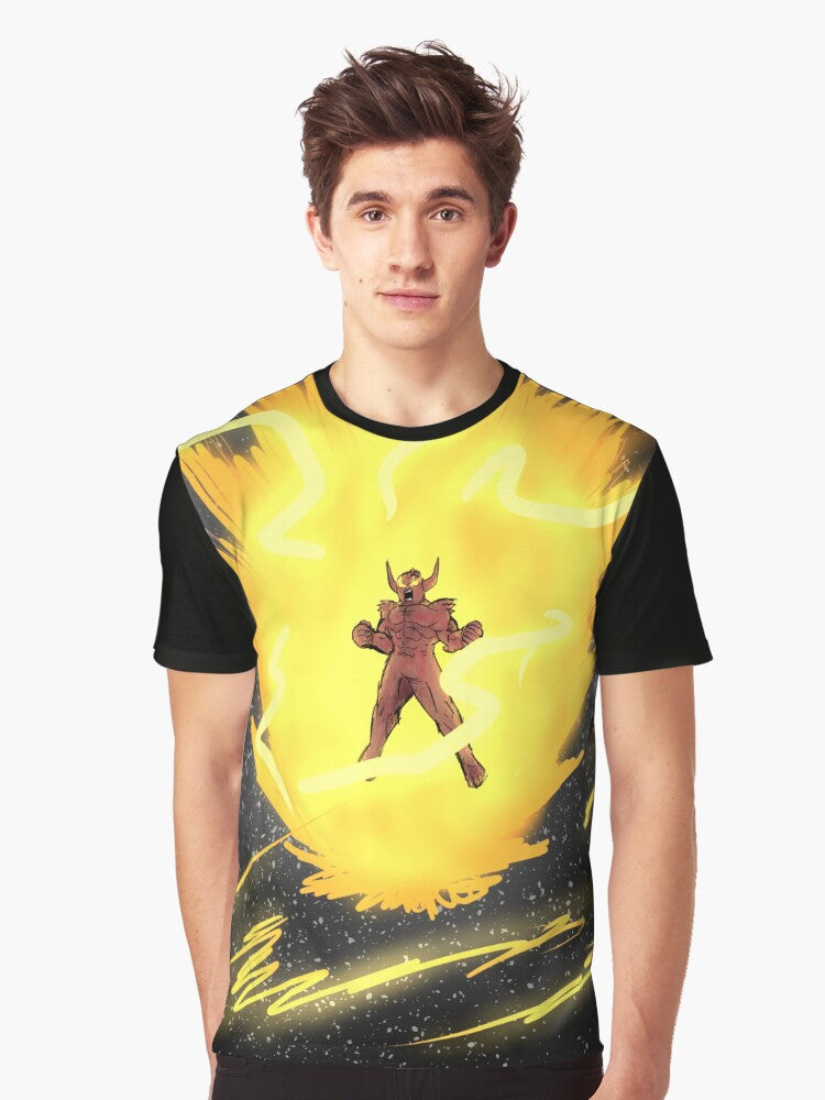 The Ultimate Warriors Angry Adam Graphic T-shirt | Premium Basketball Jersey | Fan Edition Apparel