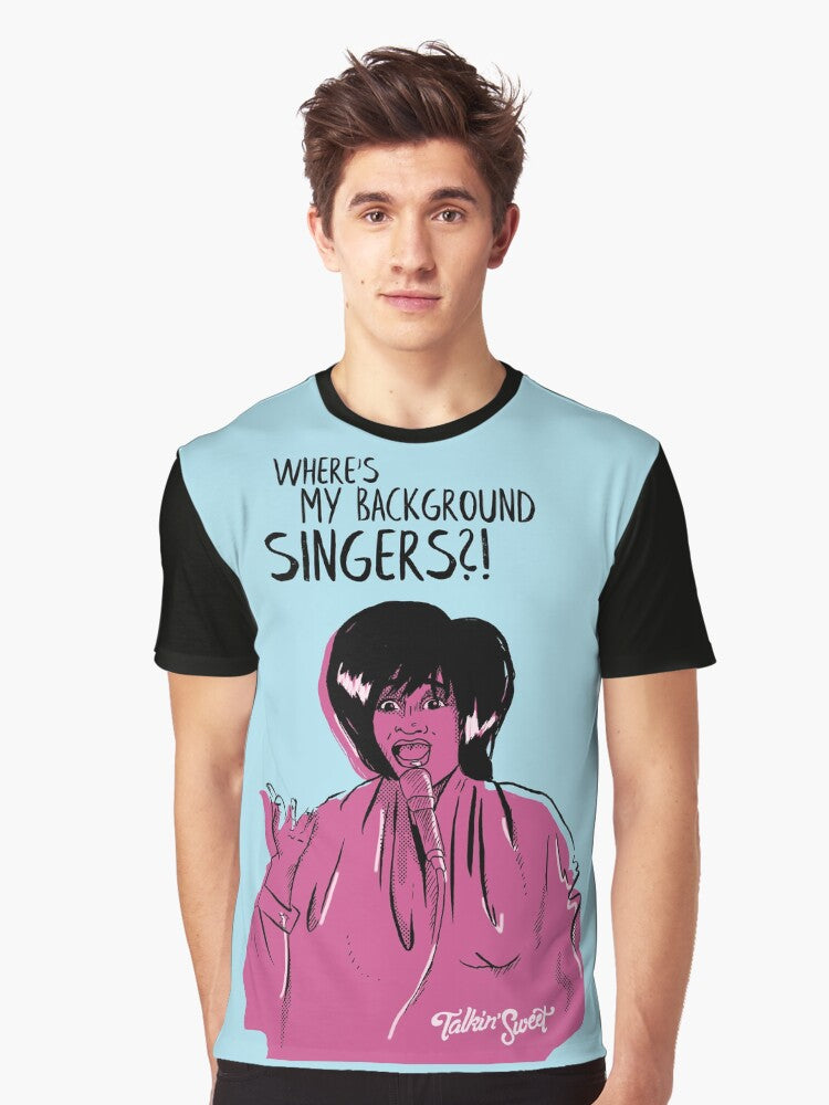 Ms Patti Wheres My Background Singers Graphic TShirt T-Shirt | Fan Favorite Artwork | Limited Christmas Style