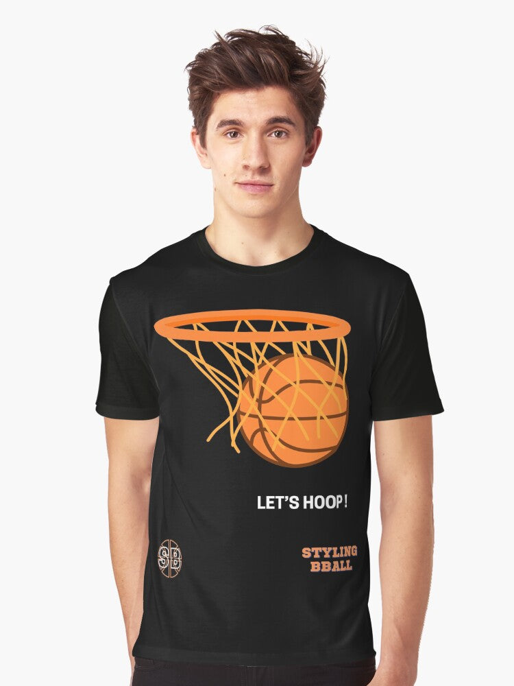 Lets Hoop Graphic T-shirt | Trendy Graphic Tee | Casual Unisex T-shirt