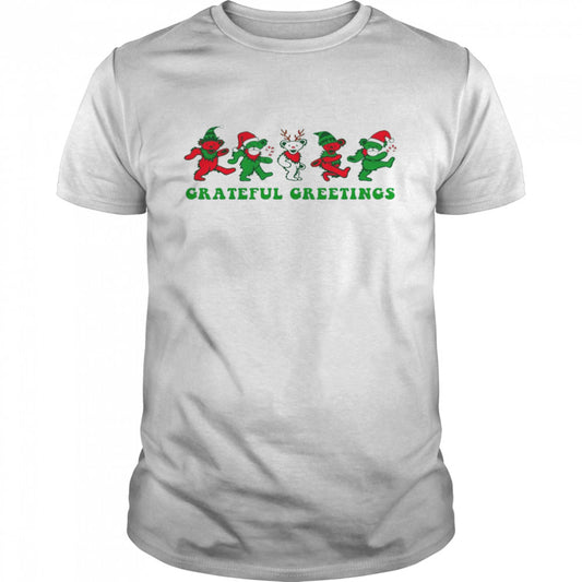 Grateful greetings christmas shirt