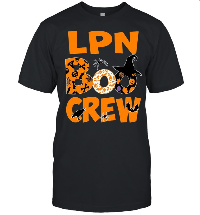 Halloween Nurse LPN Boo Crew T shirt