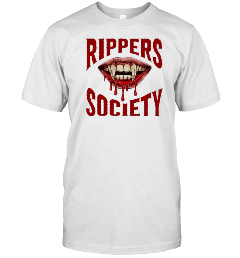 Halloween Vampire Ripper Goth Villain T Shirt