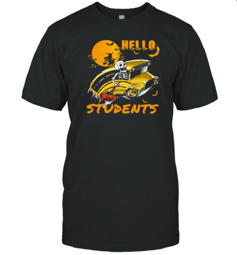 Hello Students Halloween Style 18 T Shirt