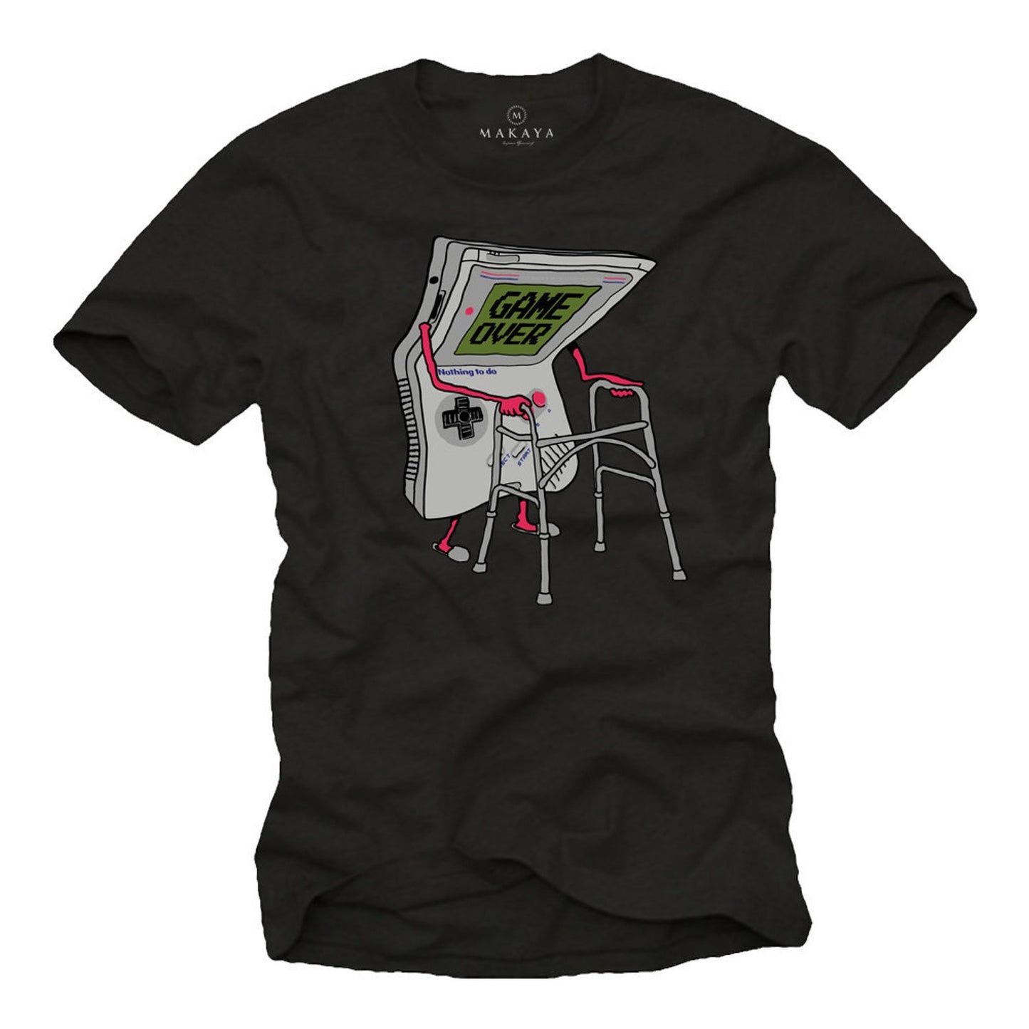 Super Mens Gamer Shirt | Nothing To Do Retro Gaming Tee | Vintage Casual Wear