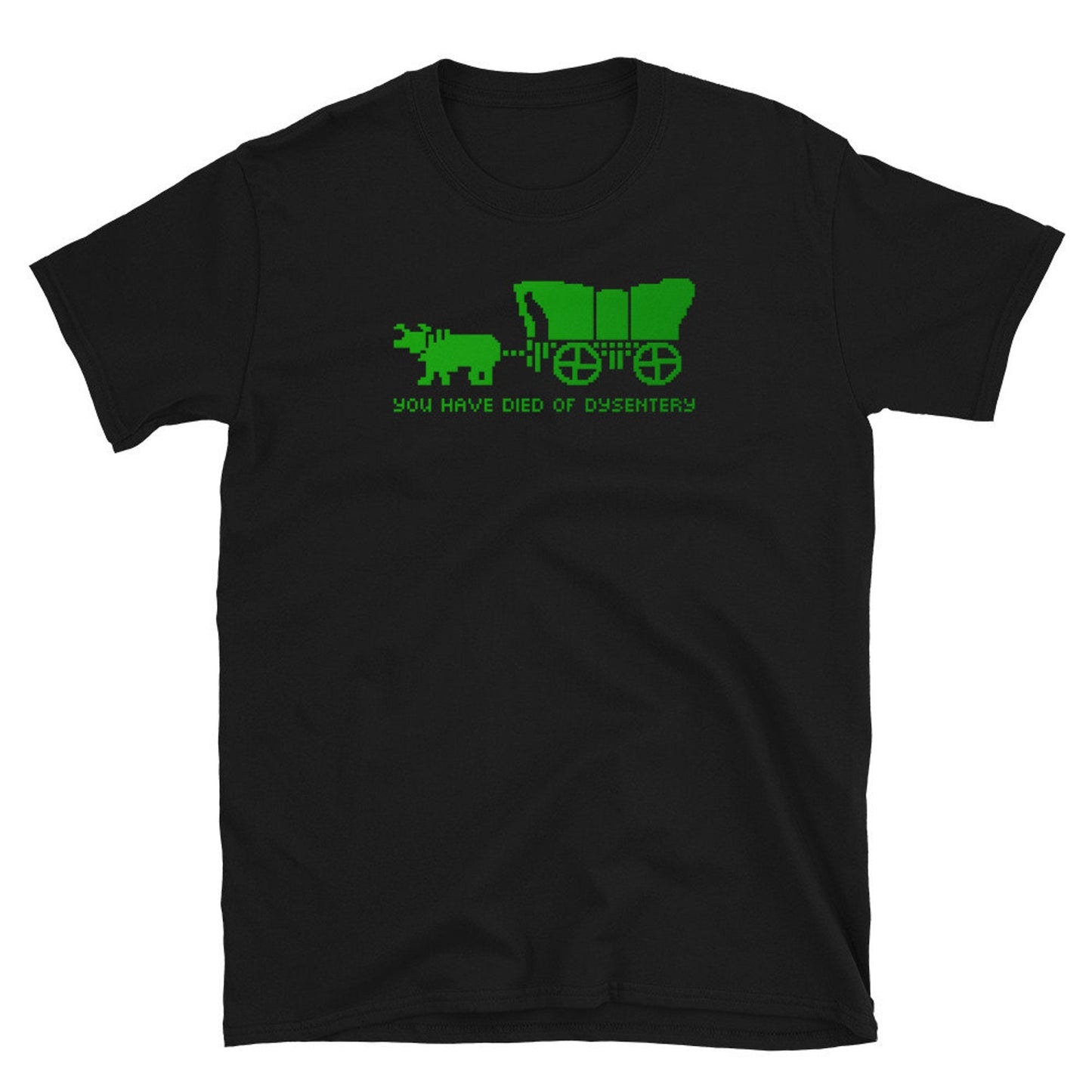You have Died Of dysentery- Funny Retro Gaming tee Short-Sleeve Unisex T-Shirt