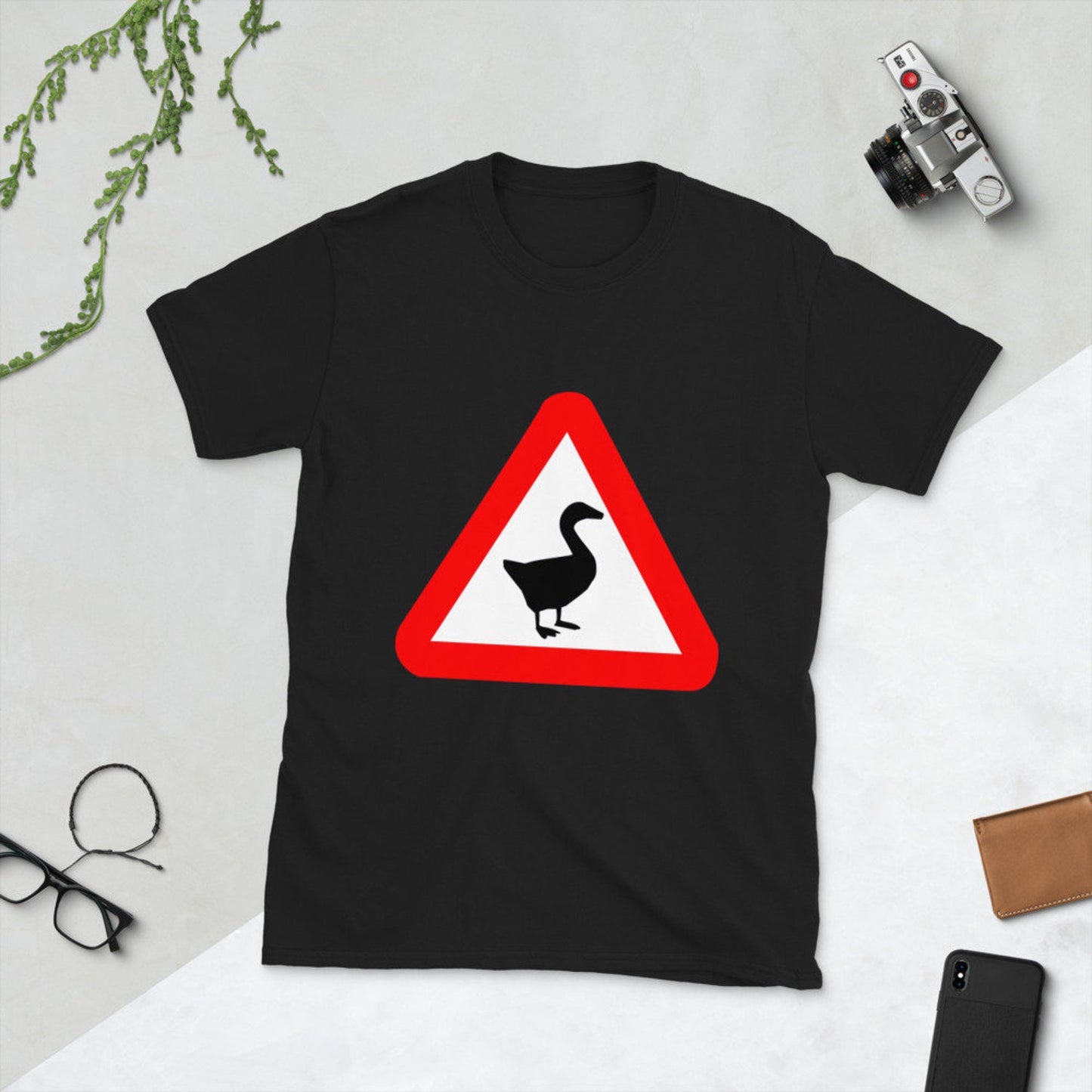 Untitled Goose Game T Shirt | Funny Game Short-Sleeve Unisex Shirt | Indie Videogame Tee
