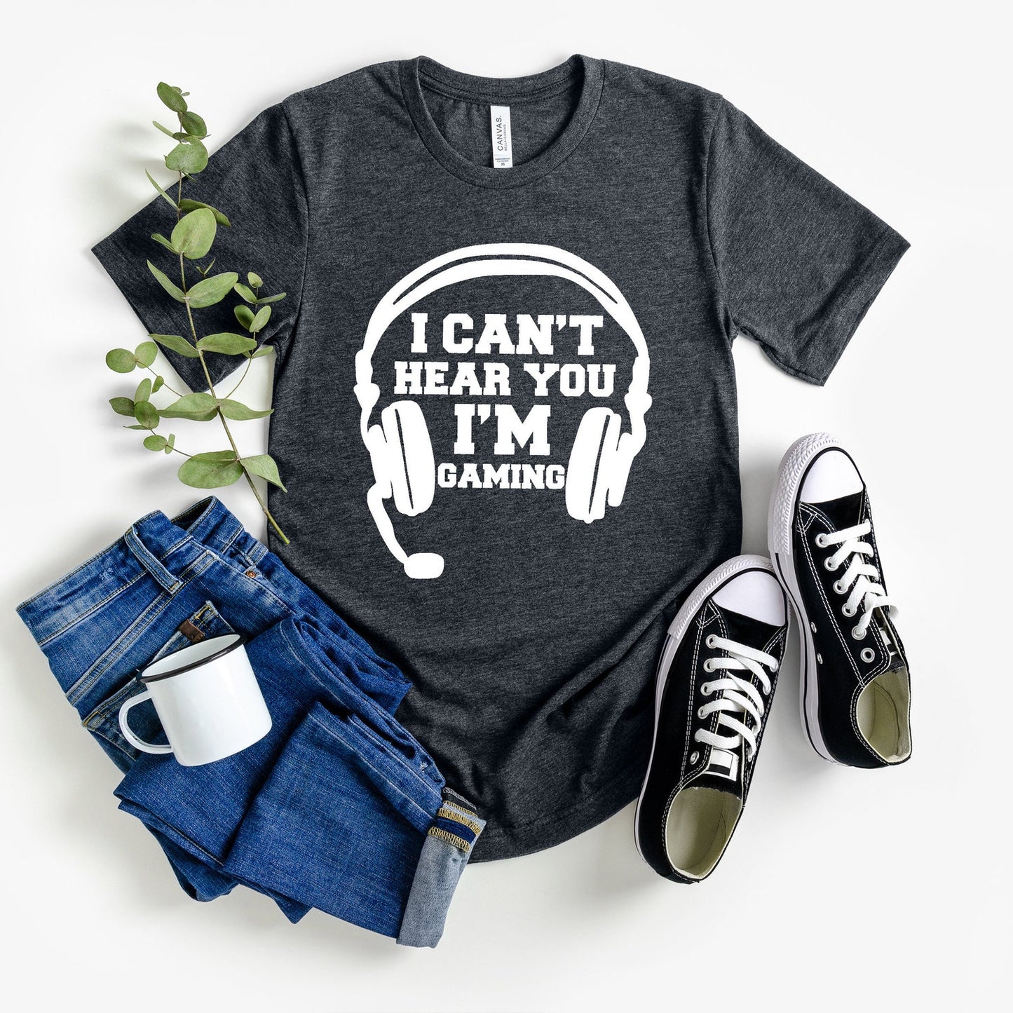 I Can't Hear You Gaming T-Shirt | Funny Gamer Shirt | Gift For Gamers