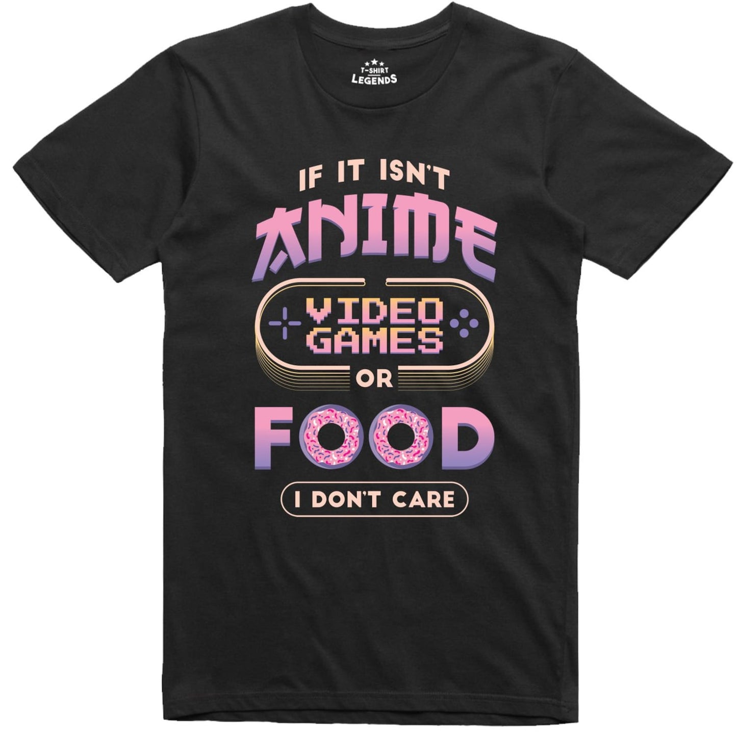 Anime Gamer T Shirt | Japanese Geek Regular Fit Tee | Manga Inspired Shirt