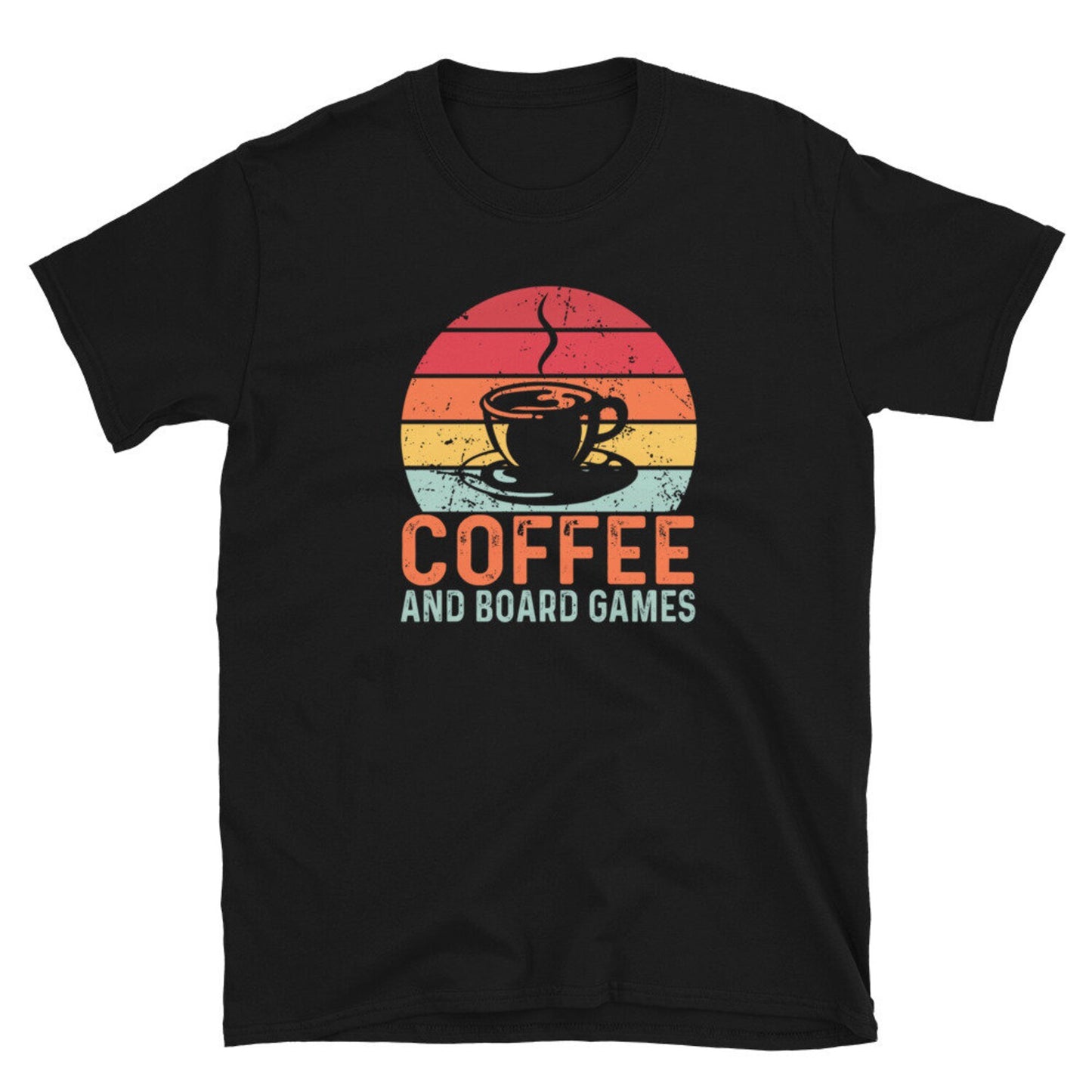 Coffee and Board Games T-Shirt | Funny Board Game Addict Tee | Geek On Fleek Shirt