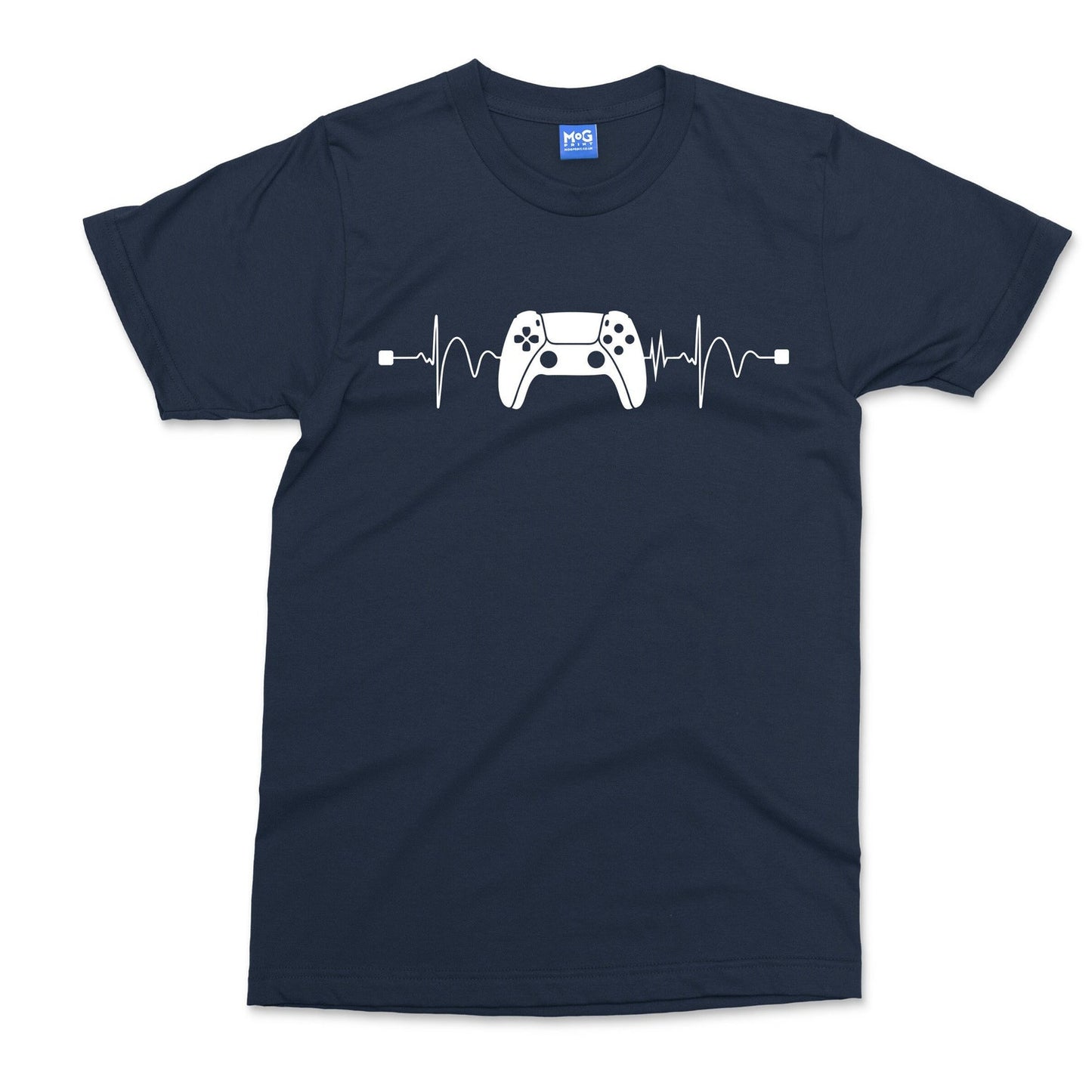 Gaming Heartbeat T-shirt | Controller Top | Funny Men's & Kids Gamer Tee