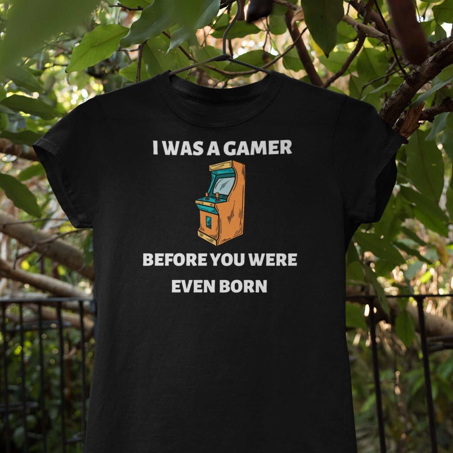 I was a Gamer Before You Were Even Born Gamer T-shirt, Funny Classic Arcade Video Gamer shirt, Funny Gamer shirt, Gift for gamer shirt