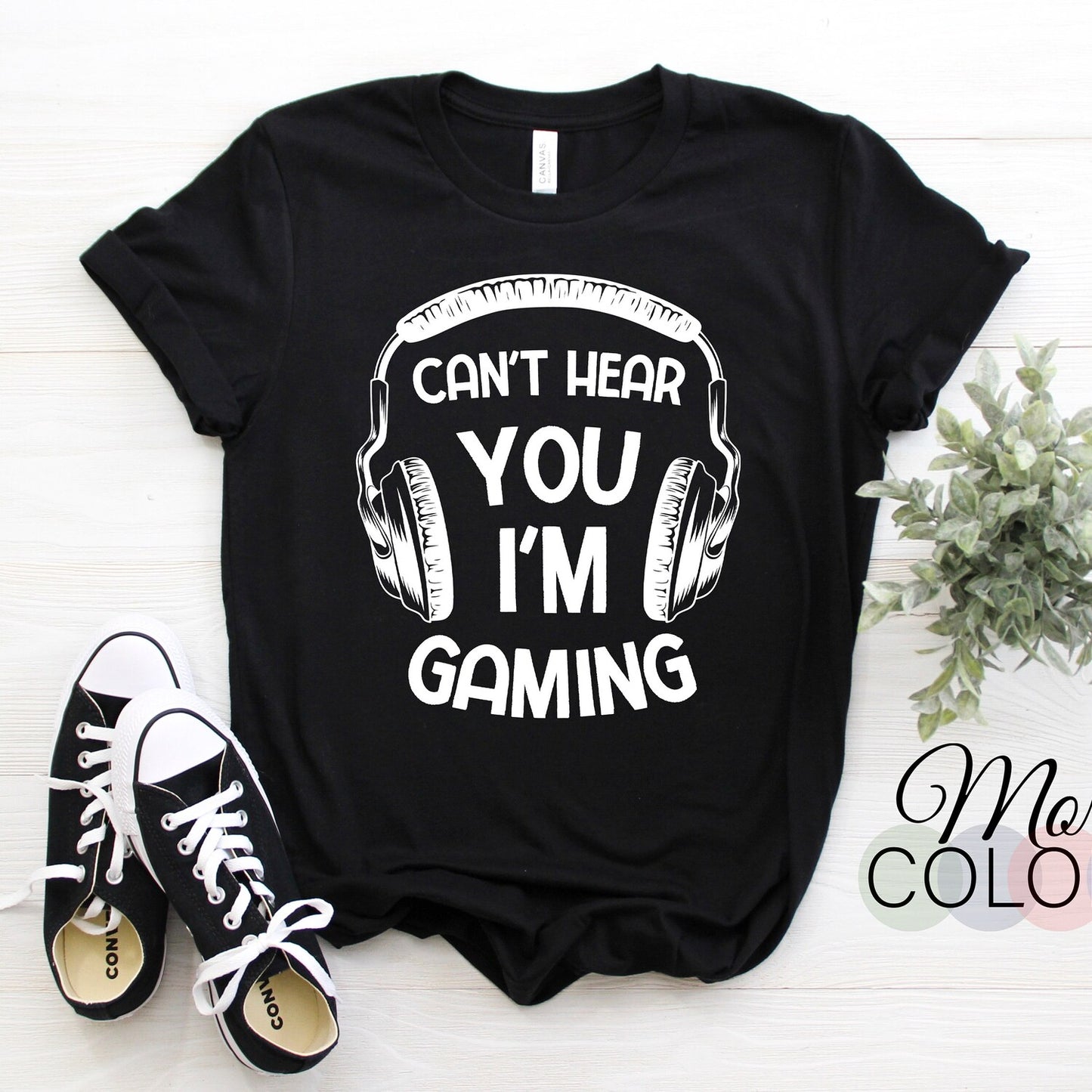 Can't Hear You I'm Gaming T-Shirt | Funny Gamer Video T-Shirt | Gift For Gamers