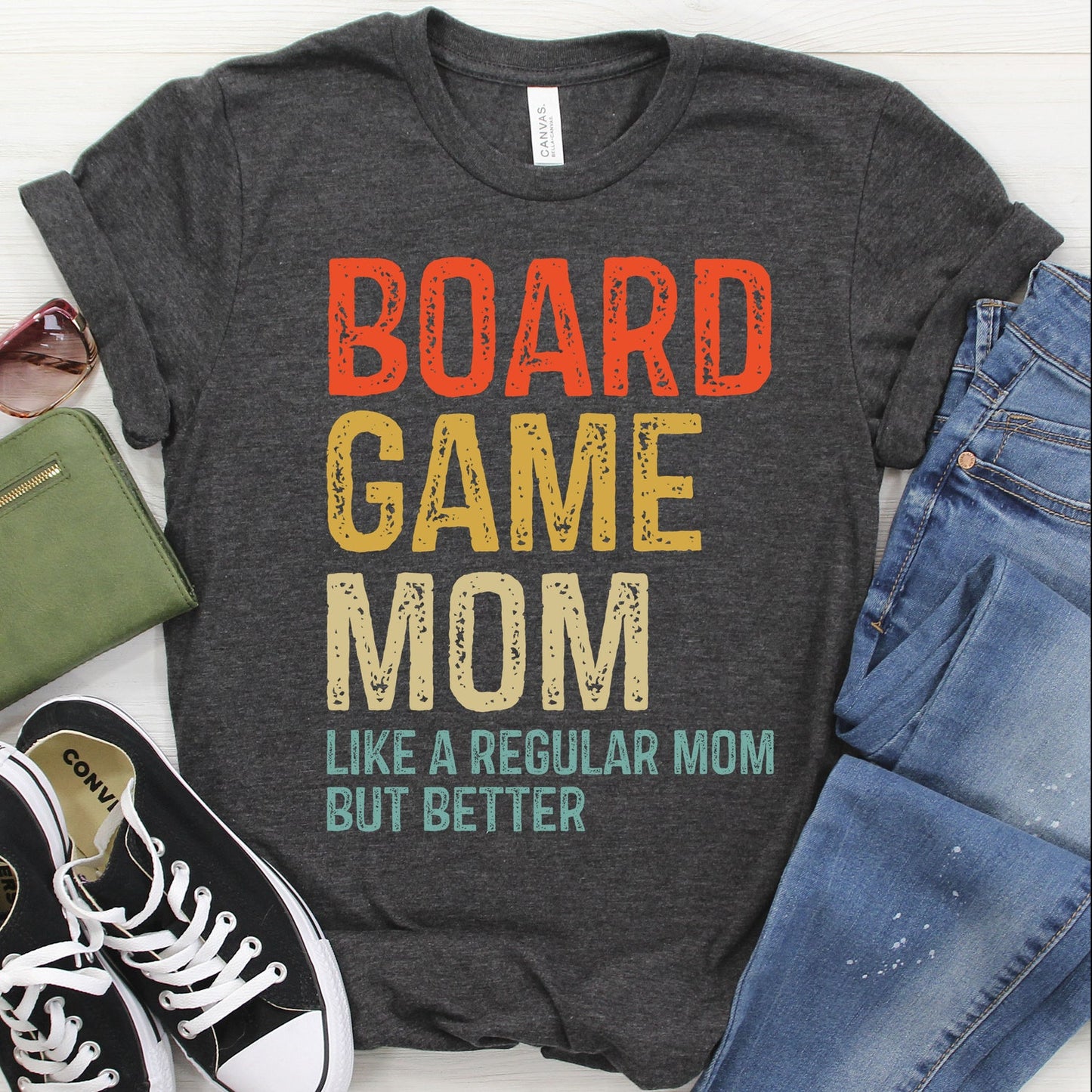 Board Game Mom T-Shirt | Funny Table Game T-Shirt | Boardgame Gift For Gamer Mom