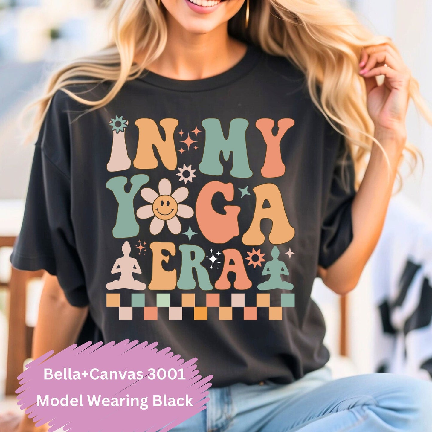 In My Yoga Era t-shirt: Retro Yoga mom tee, Motivational Inspirational shirt, Meditation, Yoga Gift