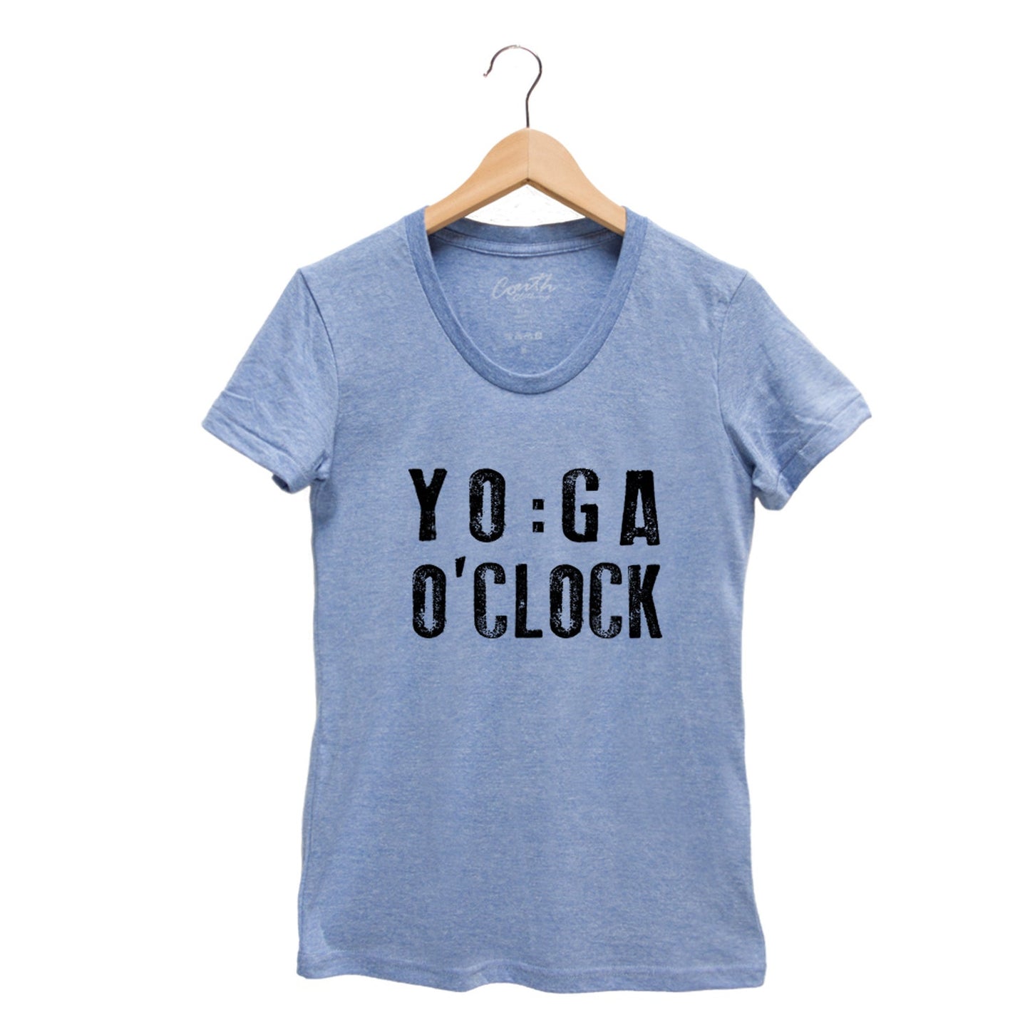 Women's Yoga O'Clock Graphic Tee | Tri-Blend Summer Shirt