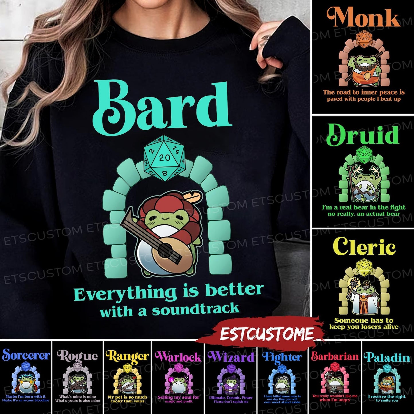 cleric dnd shirt, dnd shirt, rogue love shirt, Cat DnD Shirt, Funny Unisex Tee, Mental Health DM Gift, Game Masters, ADHD DnD Cat Shirt