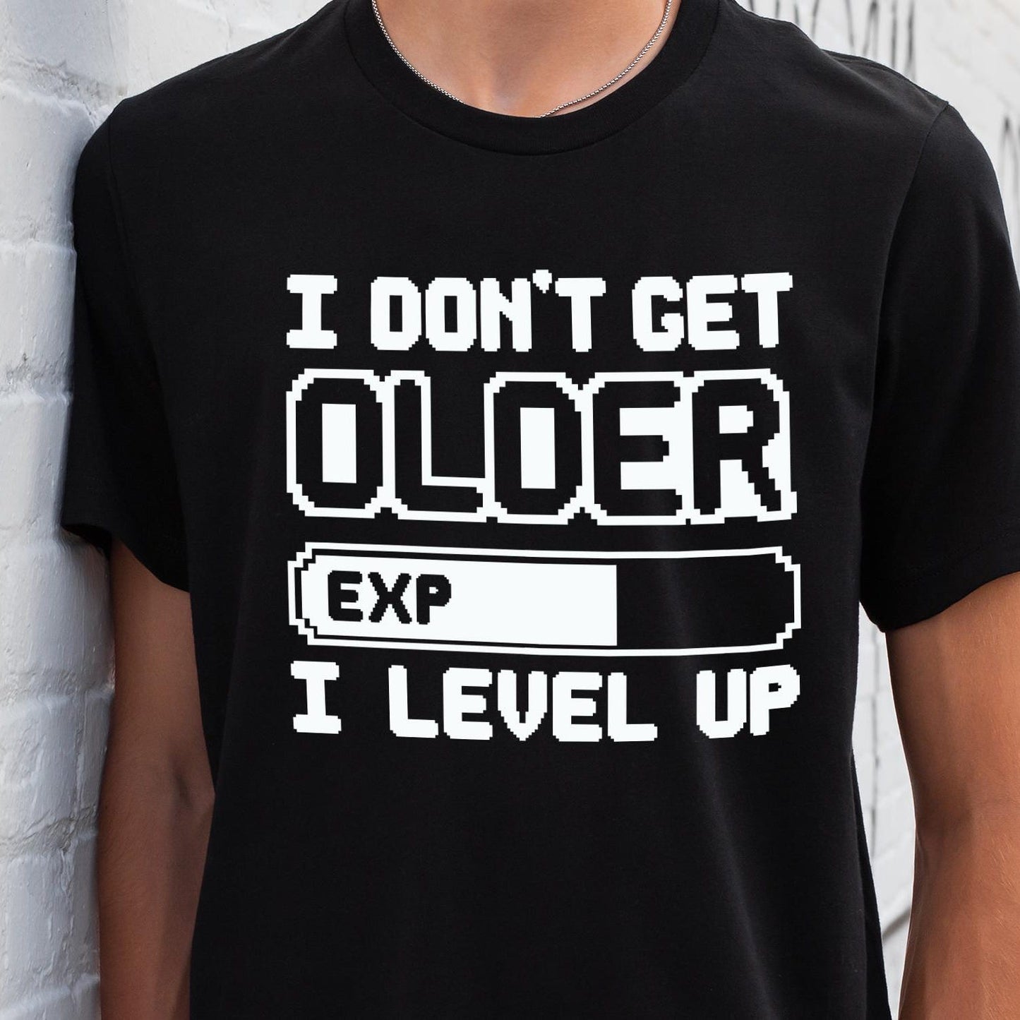 I Don't Get Older I Level Up T-shirt, Birthday Gift Shirt, Game Lover Gift Shirt, Computer Game Lover Gift For Birthday Boy, Birthday Gift