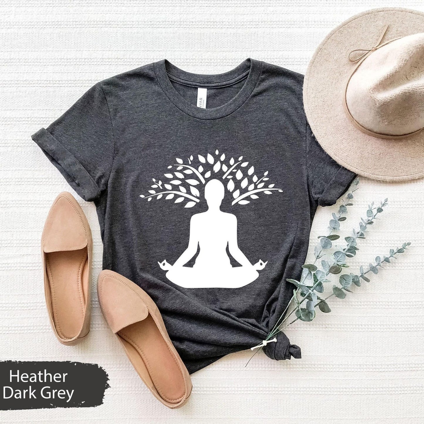 Yoga Shirt Meditation Lover Boho Yogi Gifts Clothes Spiritual Funny Tee